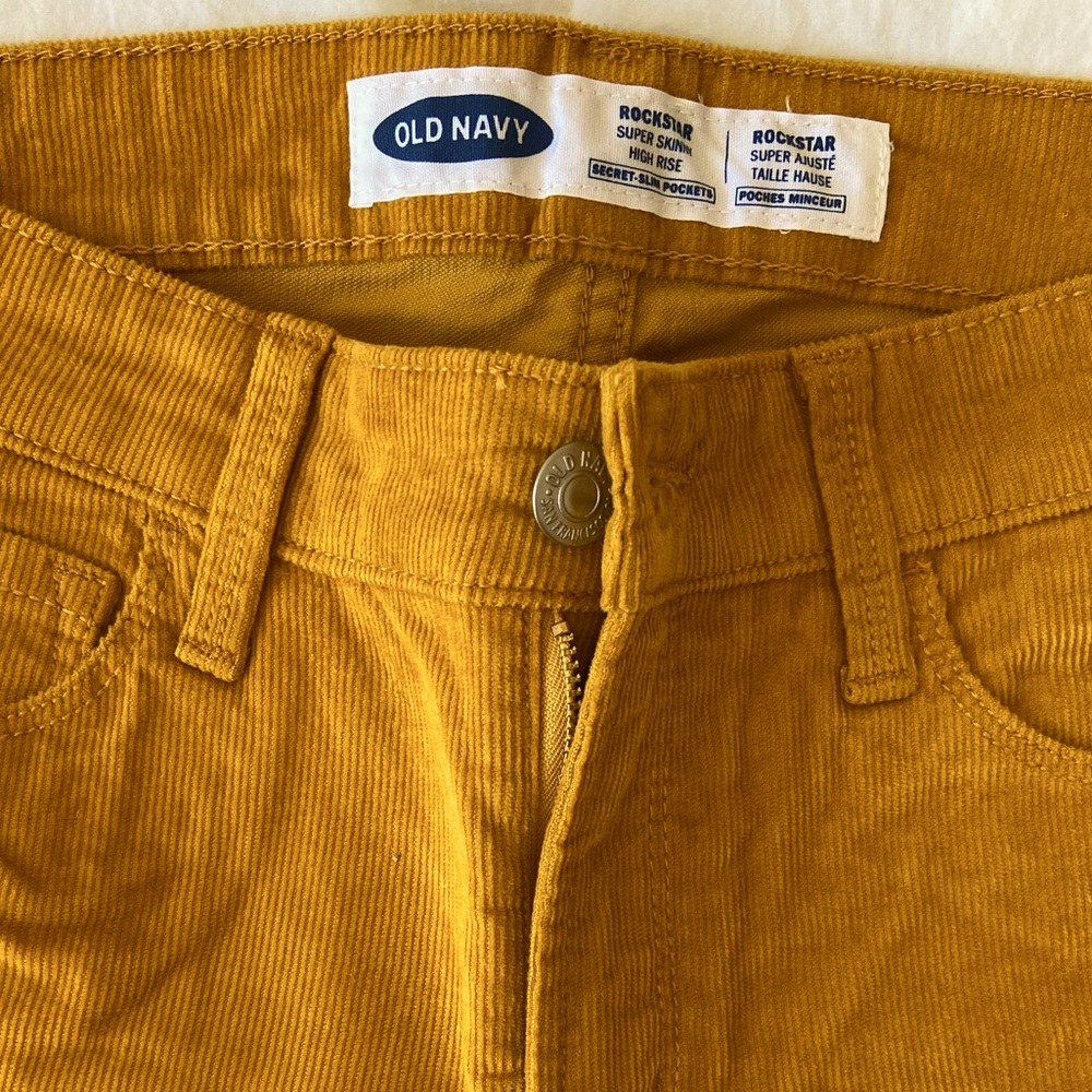 Old Navy Super Skinny High Rise Corduroy Jeans